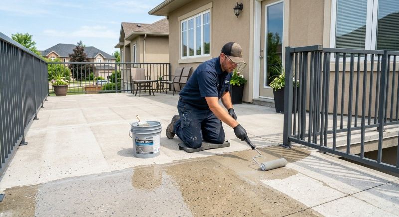 Stamped Concrete Sealing in Seattle, WA