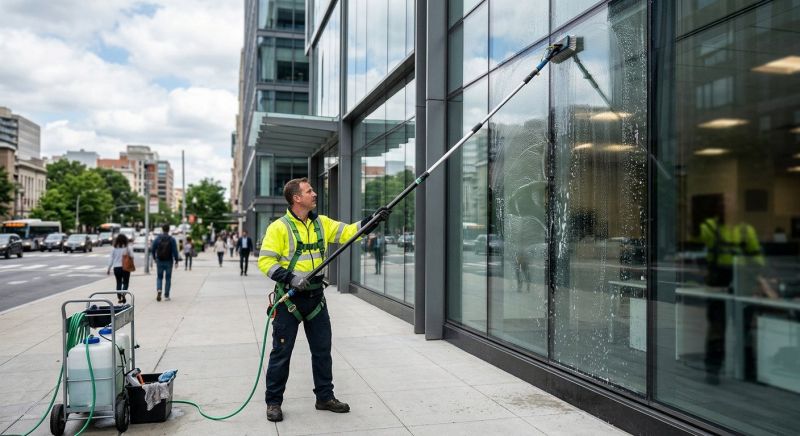 Strip Mall Window Cleaning in Denver County, CO